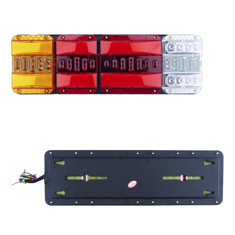 Foco Camión Luz Trasera Led 47x13.9x2.4cm 24v Con Secuencial