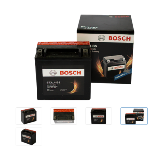 Bateria 12v 12ah Moto Bosch 210cca Positivo Izq Btx14-bs