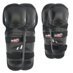 Set De Rodilleras Y Coderas Para Moto 4 Piezas Moto Racing