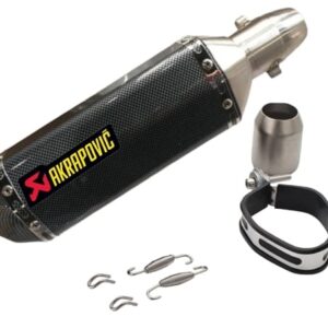 Escape Tronador Fibra De Carbono Para Moto 38cm Con Db killer