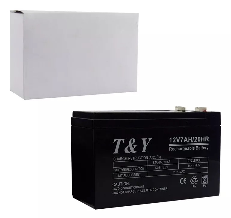 Batería Recargable 12volt 7am Para Ups, Central De Alarma