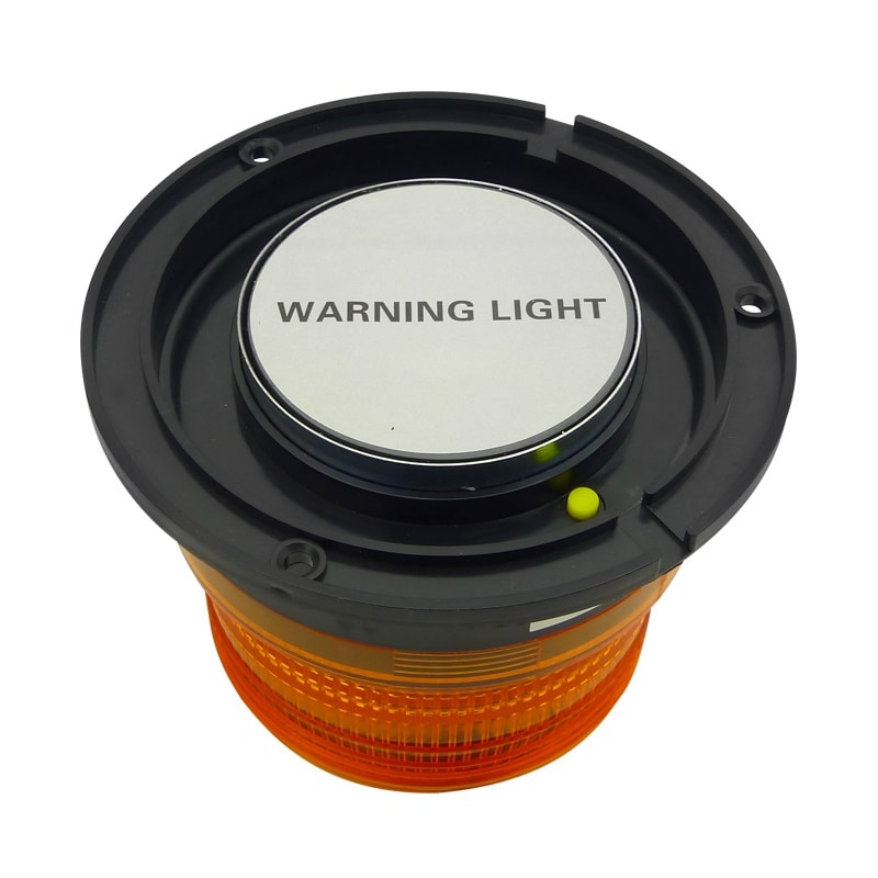 Baliza Led Solar Estrobo Ambar Con Imán Camión Maquinas