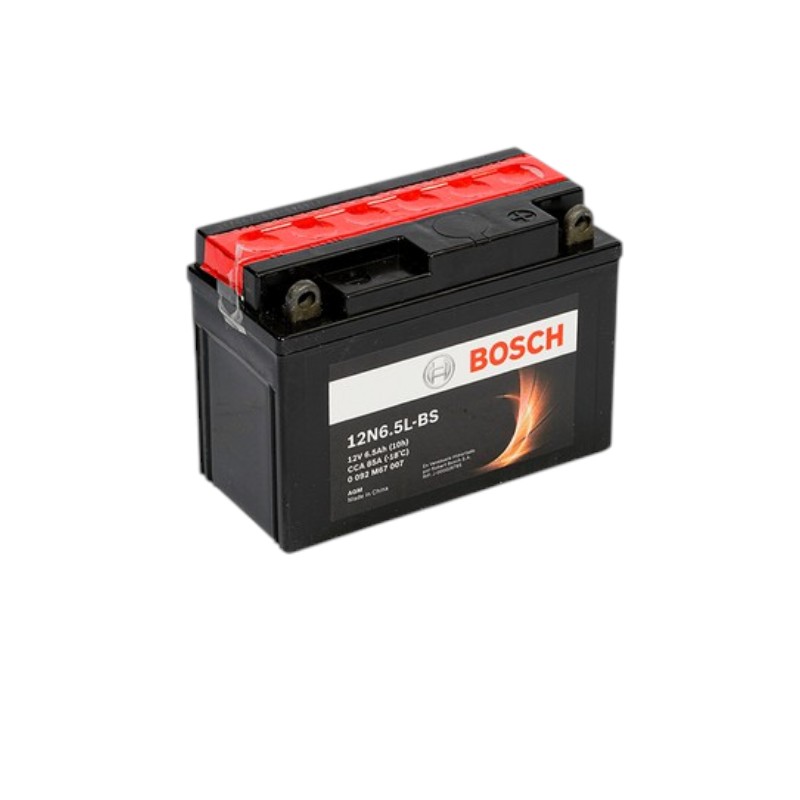BATERIA PARA MOTO 12N6,5L 6,5 AH85 CCA - 3912N6.5L-BS