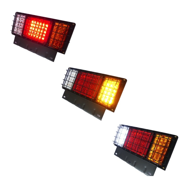 Foco Trasero Led Luz Camión Remolque 24v Con Rejillas