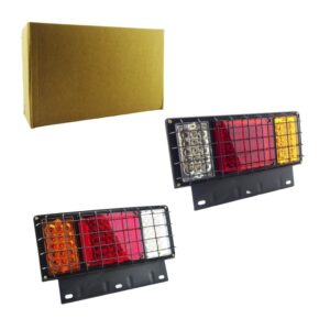 Foco Trasero Led Luz Camión Remolque 24v Con Rejillas