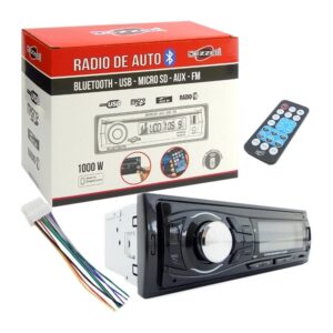 Radio Bluetooth Para Auto Fm-Aux-USB Cn Control 1000w Dezzer