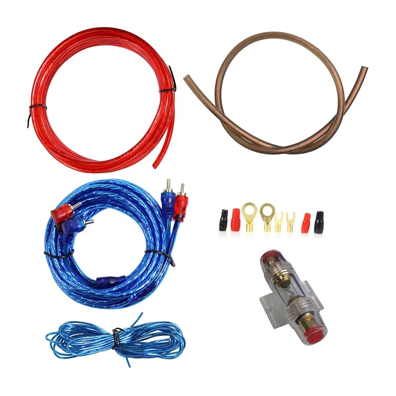 Kit Cable Amplificador Para Subwoofer 4gauge Sonido Auto