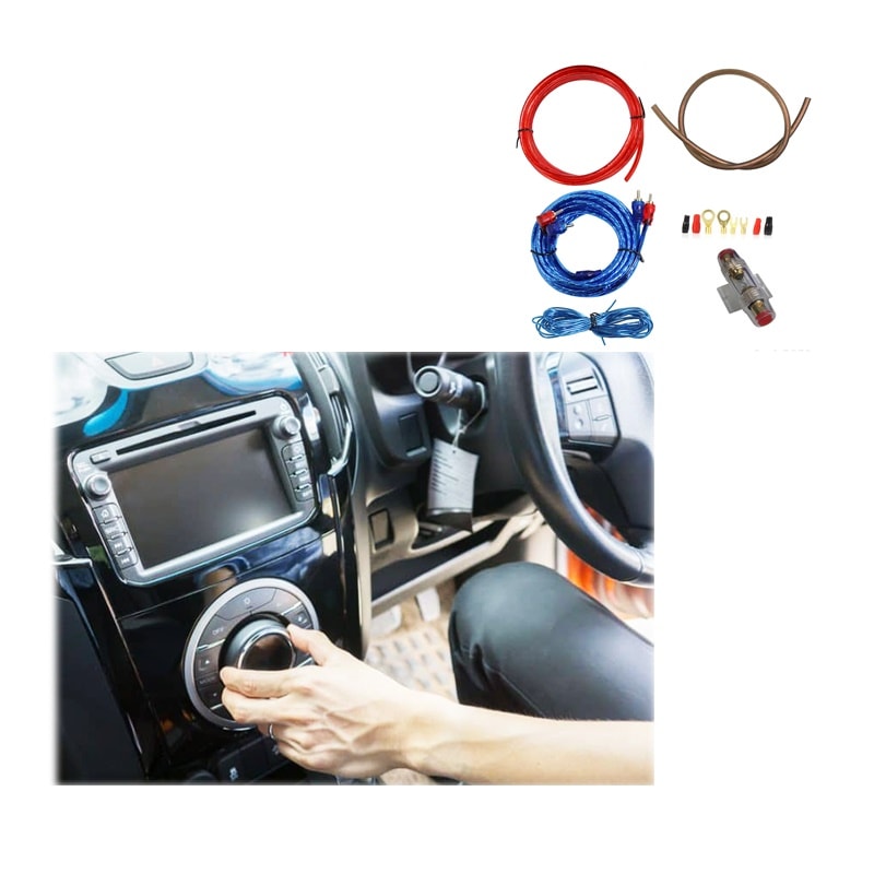 Kit Cable Amplificador Para Subwoofer 4gauge Sonido Auto