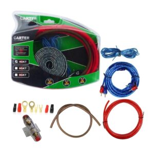 Kit Cable Amplificador Para Subwoofer 4gauge Sonido Auto