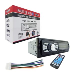 Radio Bluetooth Para Auto Fm-aux-usb Cn Control 1000w Dezzer