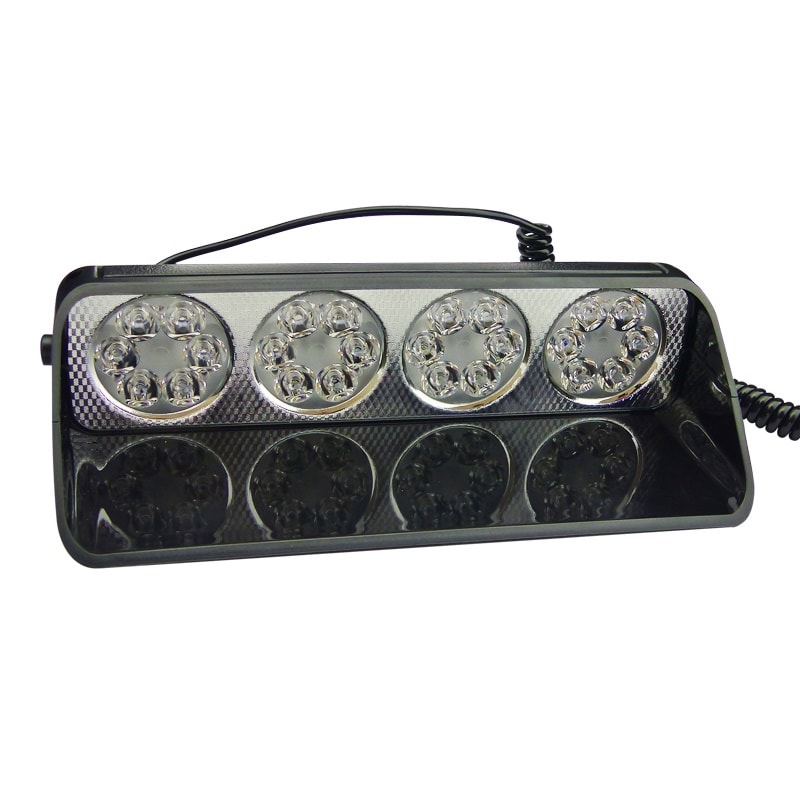Baliza Led Strobo 24 Led 12VOLT Luz Rojo-azul, Parabrisas