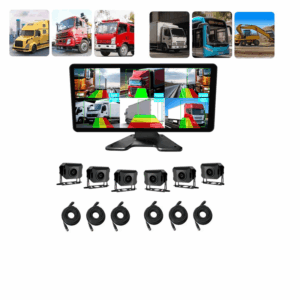 KIT CAMARAS CON IA DETECCION + PANTALLA DE 10 PULGADAS 12-24V
