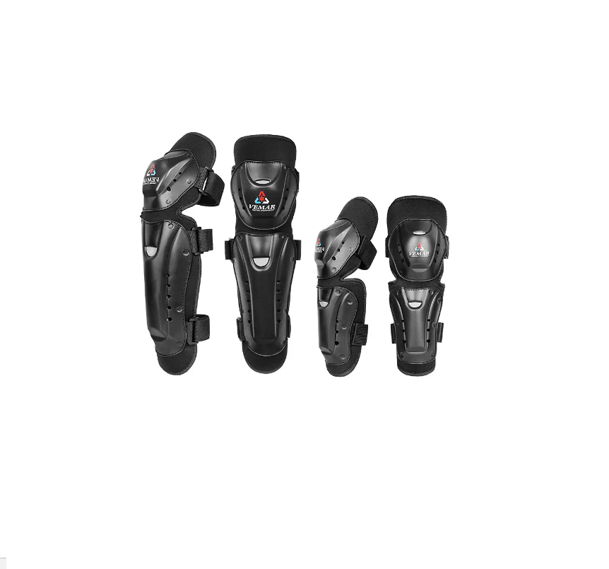 Rodilleras Y Coderas Protectoras Para Moto Ajustables Vemar - Image 2